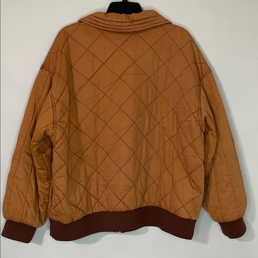 Coco & Shay Quilted Desert Orange Jacket L - Picture 9 of 10